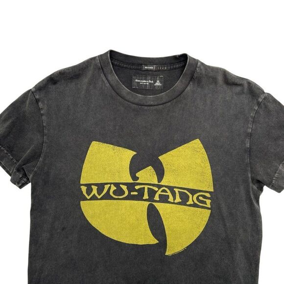 Abercrombie & Fitch Wu-Tang Shirt Men's Size XS Grey Soft Graphic Tee T-Shirt - Picture 3 of 10